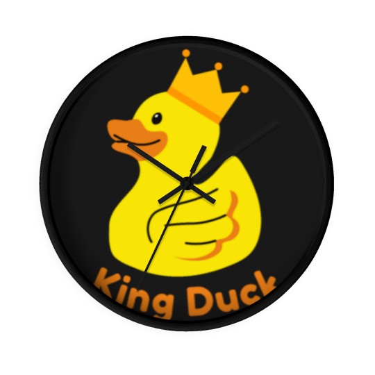 Discover King Duck - King Rubber Duck Wall Clocks