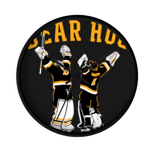 Discover Goalie Bear Hug Wall Clocks