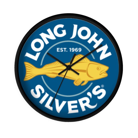 Discover Long John Silvers Restaurant Logo Wall Clocks