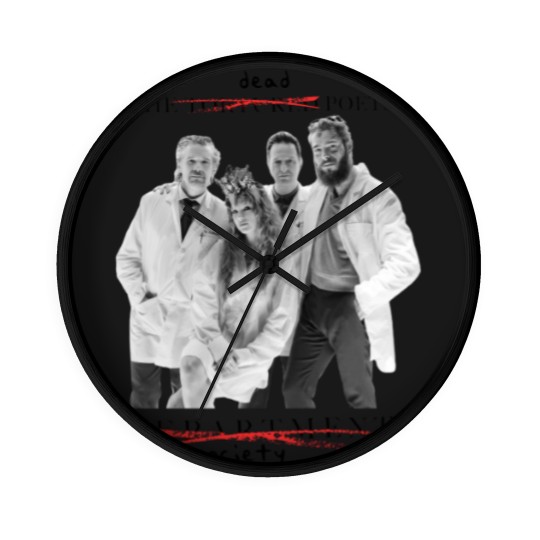 Discover Tortured Poets Department x Dead Poets Society - TTPD - Unisex Wall Clocks