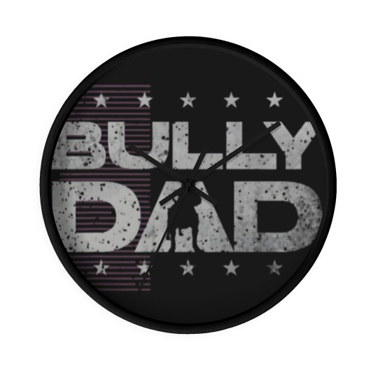 Discover Bully dog lover or american bulldog or American Bully Wall Clocks