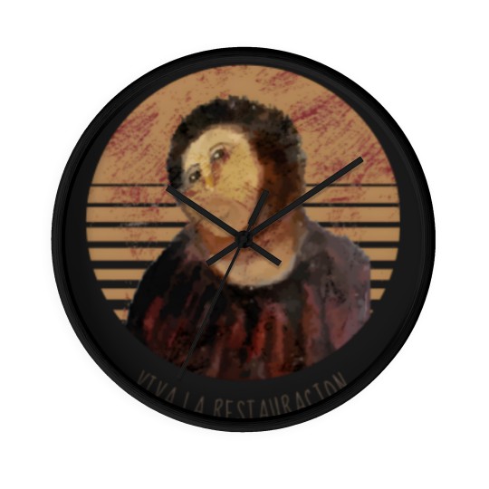Discover Viva La Restauracion Jesus Fresco Restoration Fail Meme | Active Wall Clocks