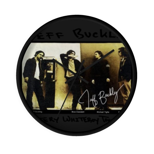 Discover Jeff Buckley Mystery White Boy Tour 1995 Music Tour Wall Clocks