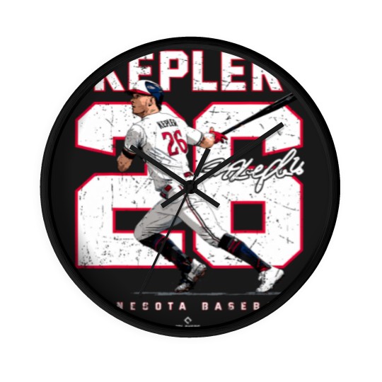 Discover Number And Portrait Max Kepler Minnesota Mlbpa Wall Clocks