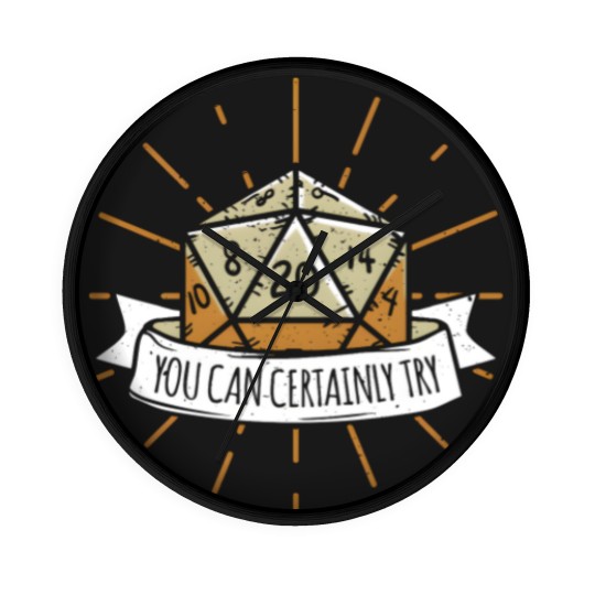 Discover You can Certainly Try Dragon Dice Wizard Gamer Wall Clocks