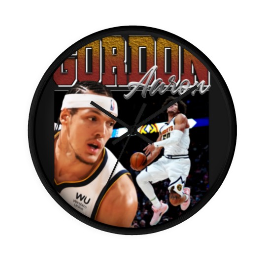 Discover Aaron Gordon Vintage Wall Clocks, Legend Professional Basketball Players Wall Clocks