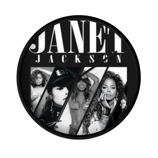 Discover Janet Jackson Signature Wall Clocks, 90s Vintage Janet Jackson Wall Clocks