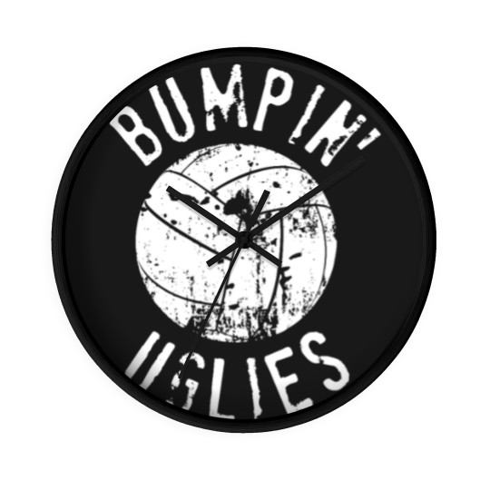 Discover Volleyball Team Wall Clocks For Men & Women - Bumpin' Uglies - Bumping Uglies Wall Clocks