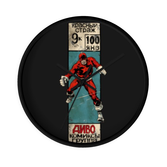 Discover Silver Age Red Guardian corner box Wall Clocks