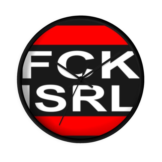 Discover Fck Isrl - Free Palestine - Boycott Israel dance Wall Clocks