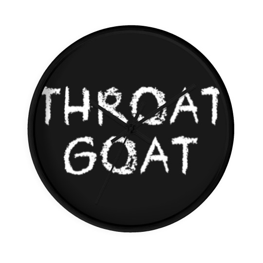 Discover Throat Goat Funny Adult themed Party Wall Clocks