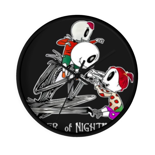 Discover Father Of Nightmares Vintage Wall Clocks, Skellington Wall Clocks