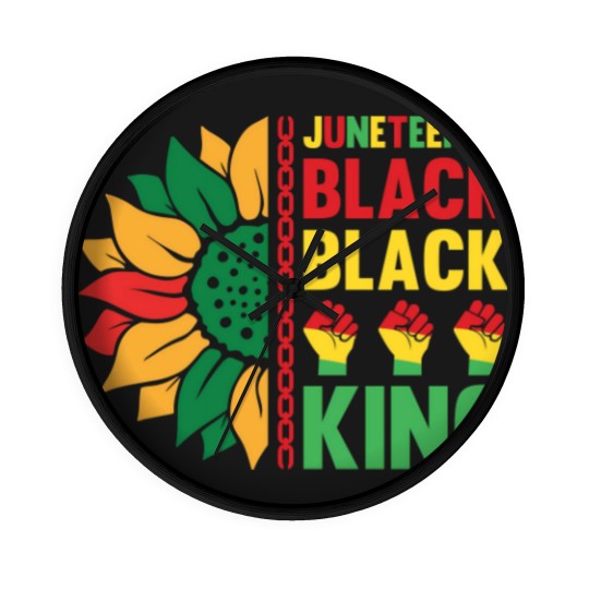 Discover Juneteenth 2023 Celebration, Black Independence Day Unisex Wall Clocks, Freeish Wall Clocks