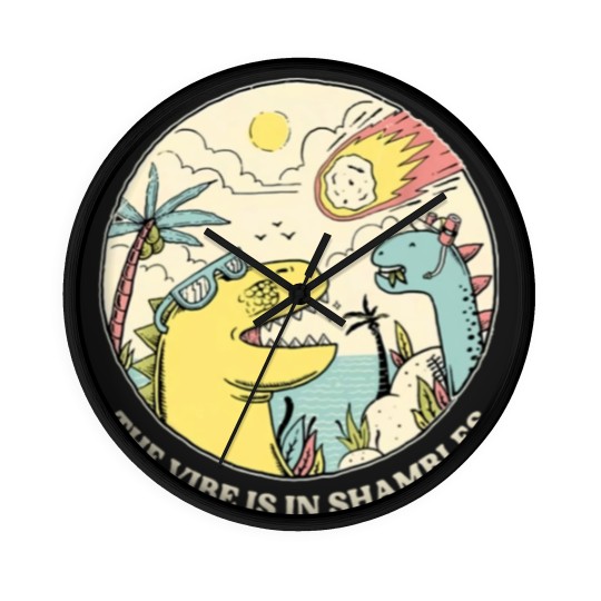 Discover the vibe is in shambles Wall Clocks
