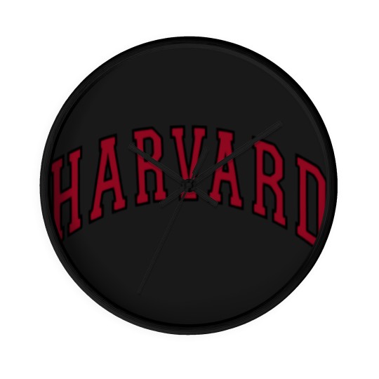 Discover Get Here Harvard University Wall Clocks - Arched Block - Officially Licensed Wall Clocks
