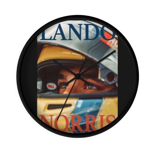Discover Lando Norris Wall Clocks, Racing Team Wall Clocks, Driver Wall Clocks, Fan Gift