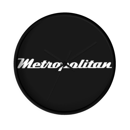 Discover Nash "Metropolitan" script Wall Clocks