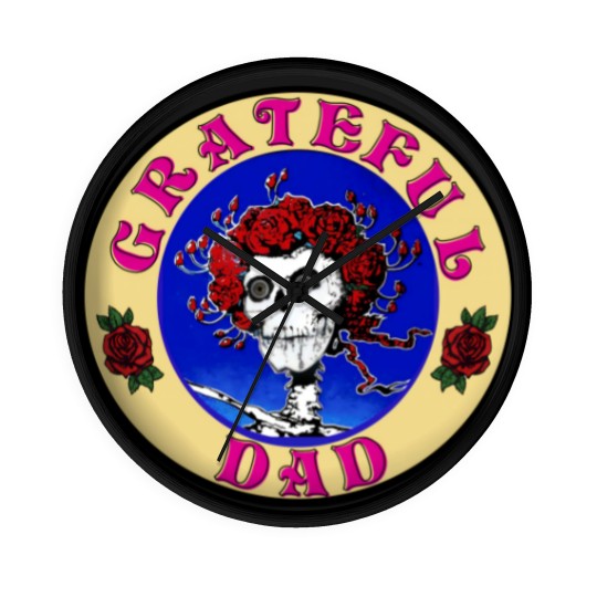 Discover Grateful Dad Wall Clocks