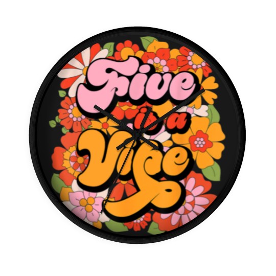 Discover Five is a Vibe 5th Birthday Party Wall Clocks