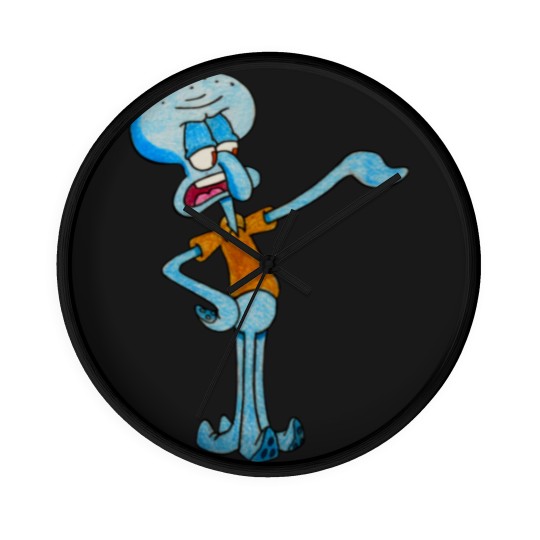 Discover Grumpy Squidward - Squidward - Wall Clocks