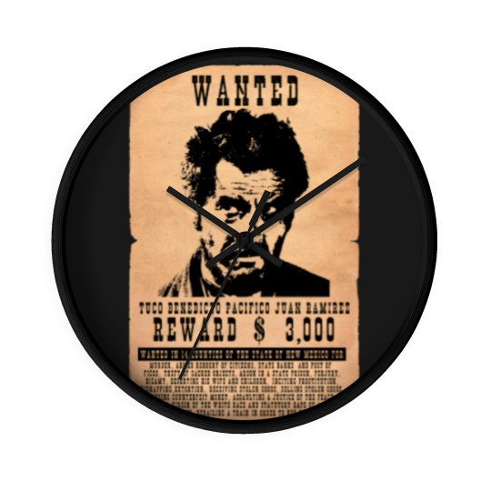 Discover WANTED TUCO RAMIREZ Wall Clocks