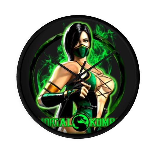 Discover Mortal Kombat Jade Wall Clocks, Mortal Kombat Wall Clocks Fan Gifts, Jade Wall Clocks, Mortal Kombat Game Wall Clocks