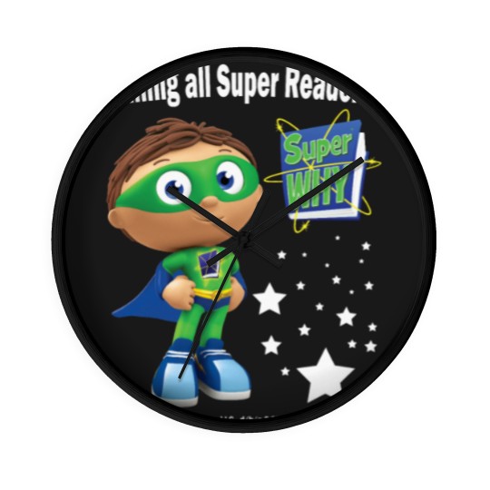 Discover Calling all Super Readers! Super Why Wall Clocks