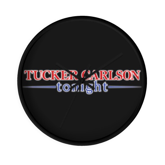 Discover tucker carlson tonight Wall Clocks