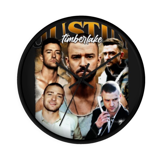 Discover Justin Timberlake Wall Clocks