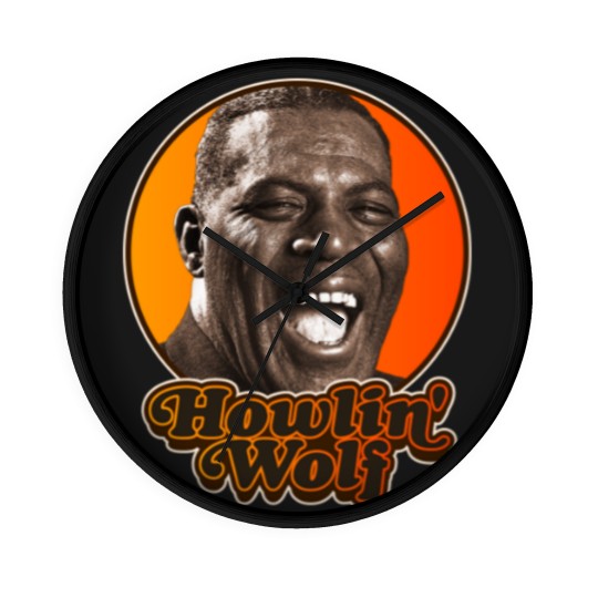 Discover Retro Howlin&39; Wolf Tribute Wall Clocks