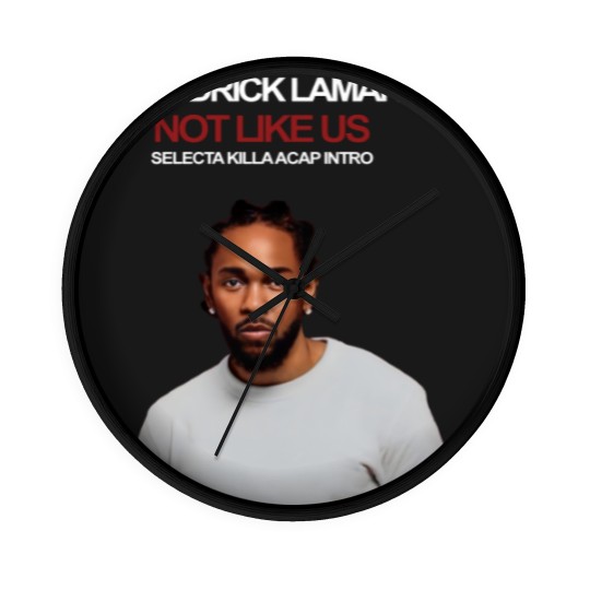 Discover Kendrick Lamar Not Like Us Wall Clocks