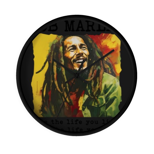 Discover Every Little Thing Gonna Be Alright Bob Marley Wall Clocks