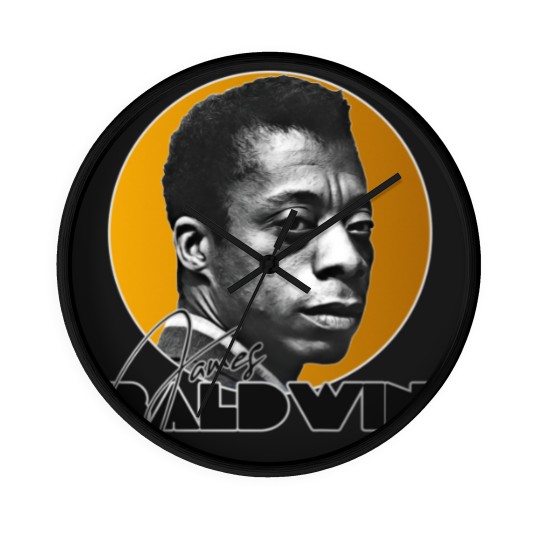 Discover Retro James Baldwin Gold Tribute - James Baldwin - Wall Clocks