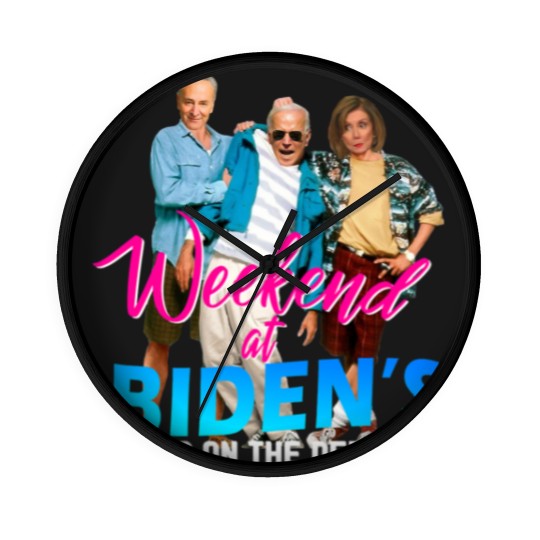Discover Biden at Weekend Biden at Weekend Abolish Malarkey Abolish Malarkey Wall Clocks