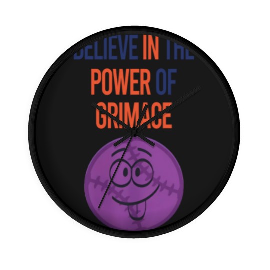 Discover Grimace Mets Wall Clocks up to 5xl | NY Mets Humorous Gift, New York Baseball Winning Streak Fan Lucky Charm McD's Grimace, Orange and blue, Truth