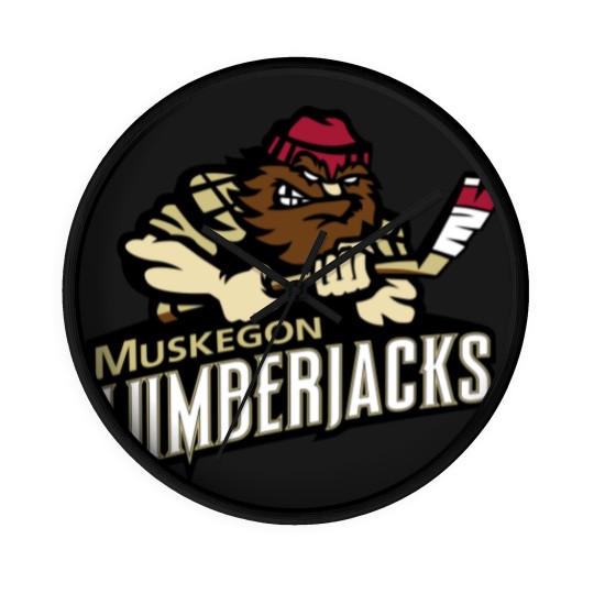 Discover Muskegon Lumberjacks Hockey Club Wall Clocks