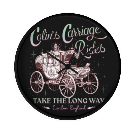 Discover Colins Carriage Rides Wall Clocks, Bridgerton Inspired Wall Clocks, Long Way Home