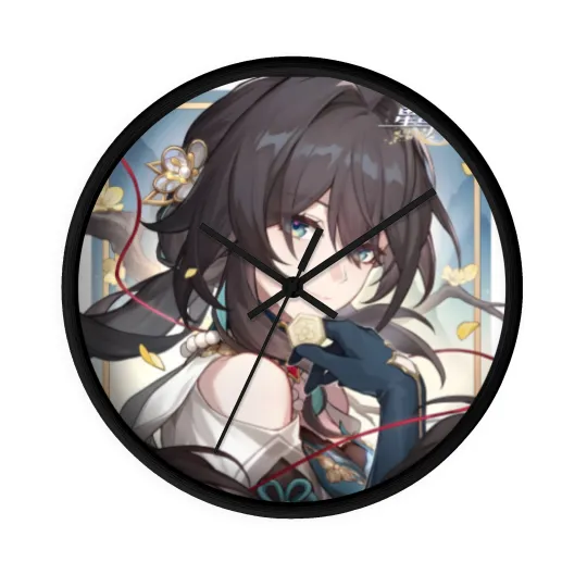 Discover Honkai Star Hail - Ruan Mei  Valentines Day Artwork 2024 Wall Clocks
