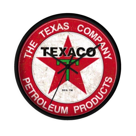 Discover TEXACO TEXAS PETROLEUM COMPANY Wall Clocks