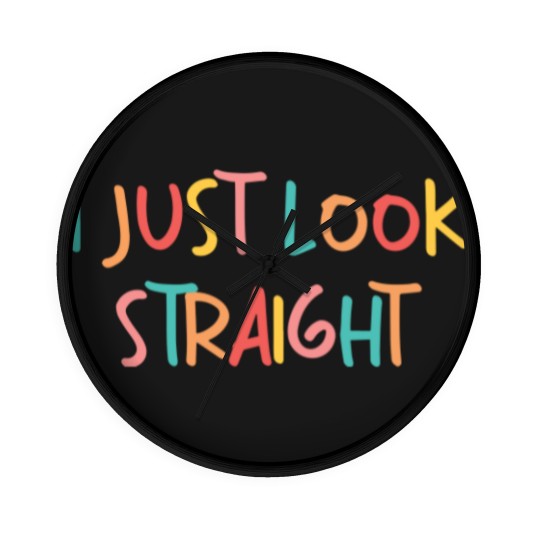 Discover I Just Look Straight Wall Clocks, Queer Wall Clocks, Lgbtq Gift