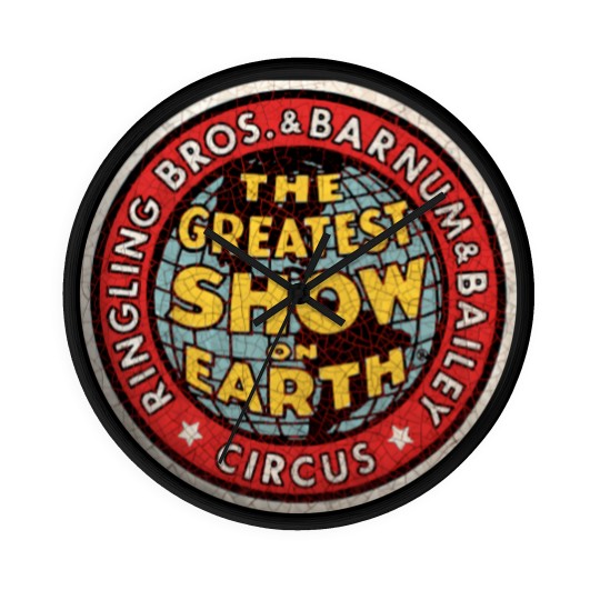 Discover ringling brothers and barnum bailey circus Wall Clocks