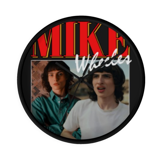 Discover Mike Wheeler Stranger Things Vintage Bootleg Wall Clocks