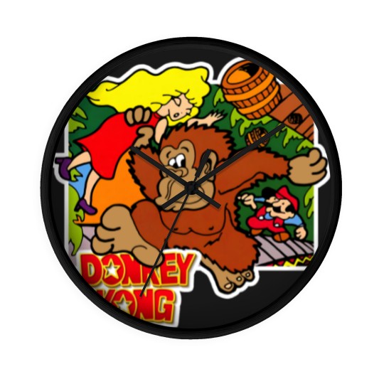 Discover Donkey Kong Arcade Game Wall Clocks, Donkey Kong Party Wall Clocks