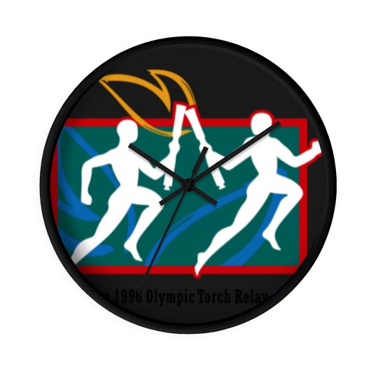 Discover 1996 Summer Olympics torch relay Wall Clocks