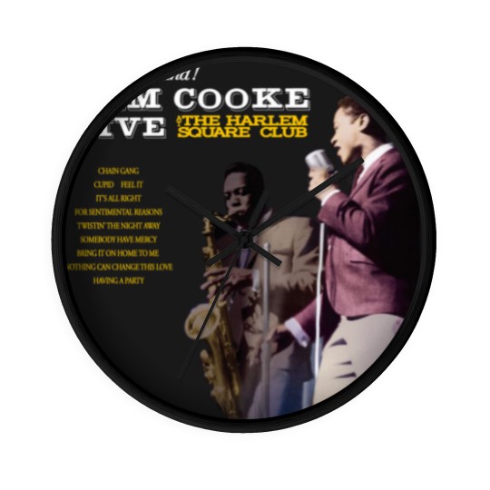 Discover Live at Harlem Square - Sam Cooke Wall Clocks