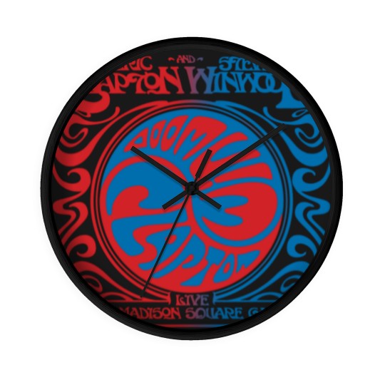 Discover Eric Clapton Steve Wiod Live from Madison Square Garden Wall Clocks