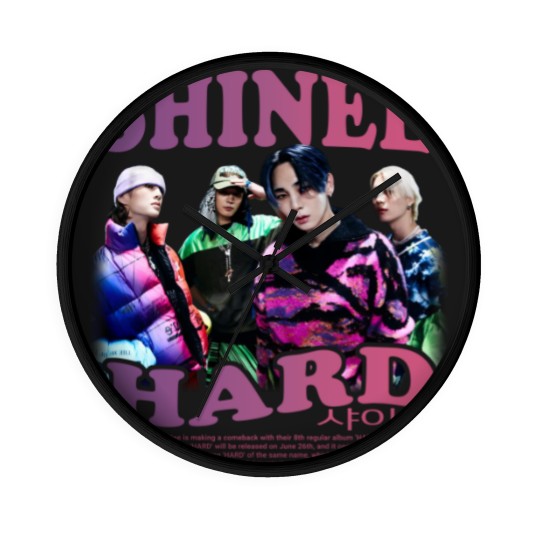 Discover Shinee Kpop Wall Clocks, Hard Album Wall Clocks v5, Shawol Wall Clocks, Onew Key Minho Taemin Wall Clocks