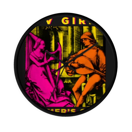 Discover Premium TV Girl Wall Clocks - Summer's Over Album Wall Clocks