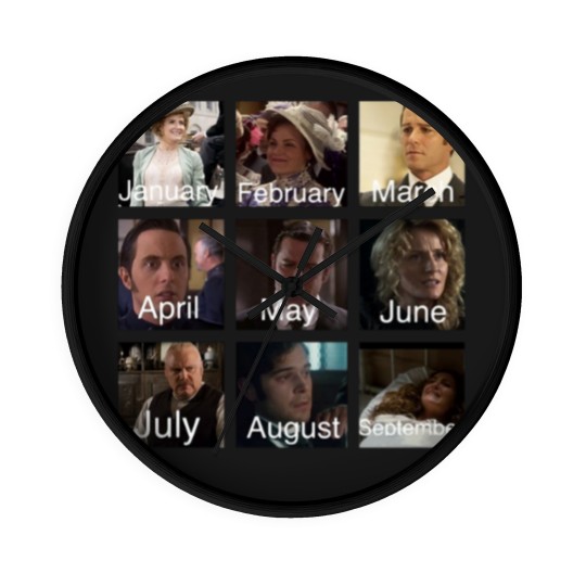 Discover murdoch mysteries retro Wall Clocks
