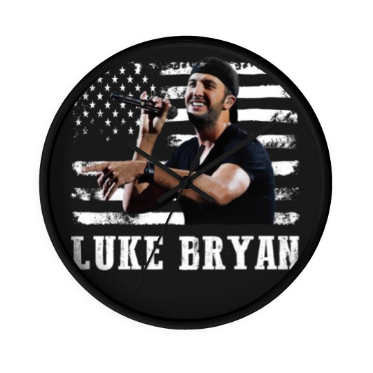 Discover Distressed American Flag Music Luke Legend Wall Clocks